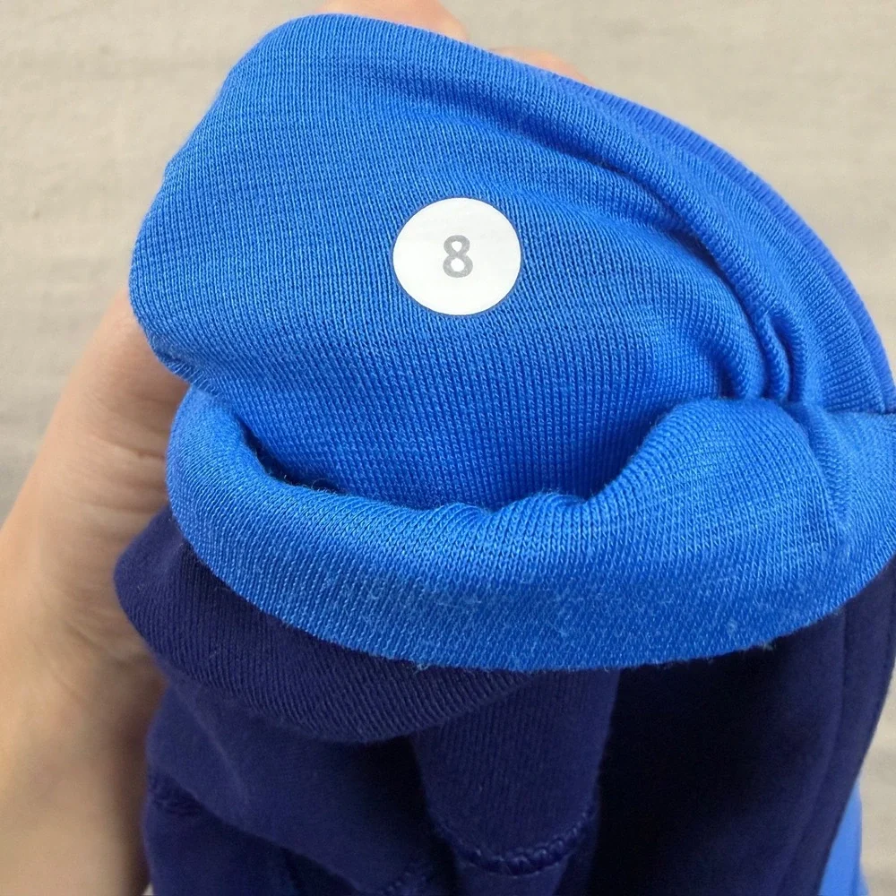 Lululemon‎ Wunder Under Crop Leggings Womens 8 Blue Activewear Yoga Pants